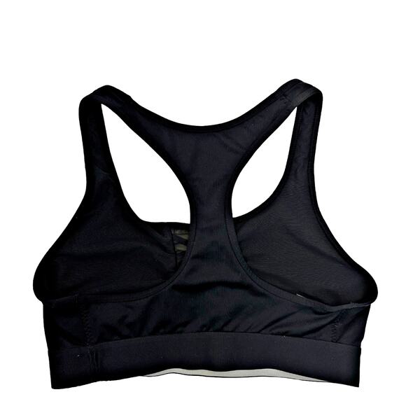 Victoria Sport Racerback Black Sport Bra Bralette The Player Unlined MEDIUM - Picture 2 of 5